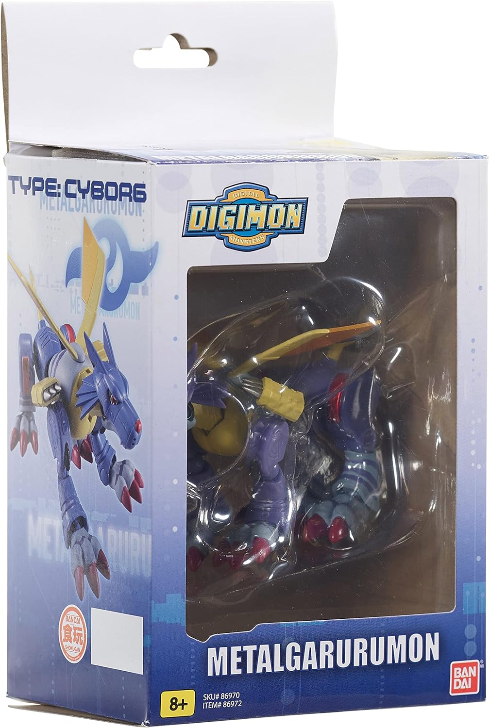 Figura de Metal Garurumon - Digimon